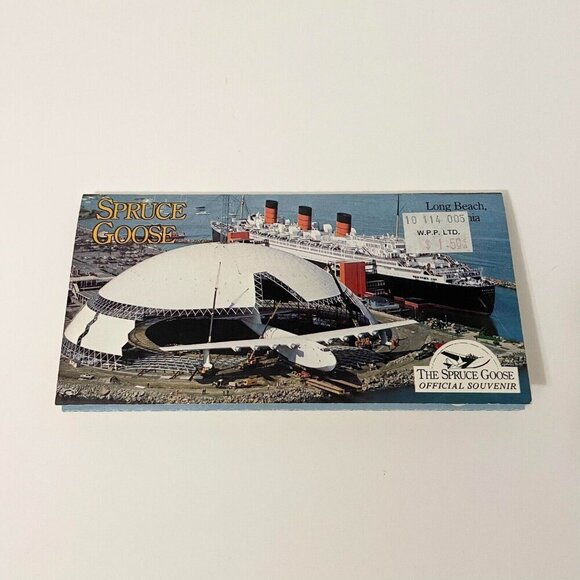Vintage Spruce Goose Official Souvenir Long Beach California Brochure - Picture 1 of 16